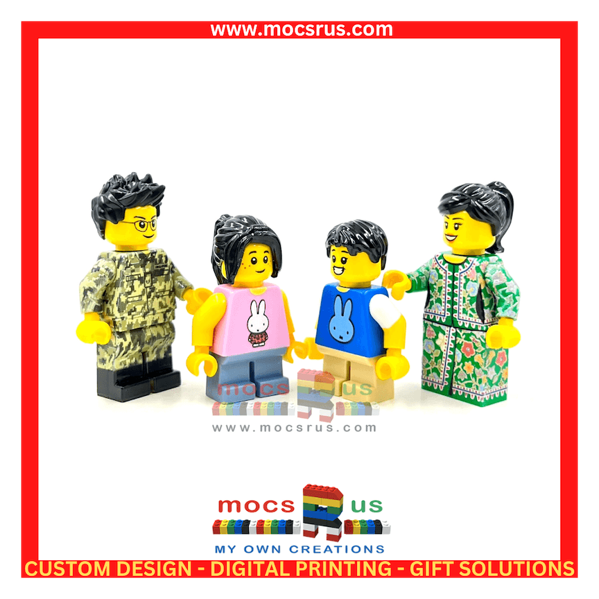 Custom Personalized Lego Family Minifigures Gifts mocsRus Custom Personalized Lego Family Minifigures Gifts Mocsrus