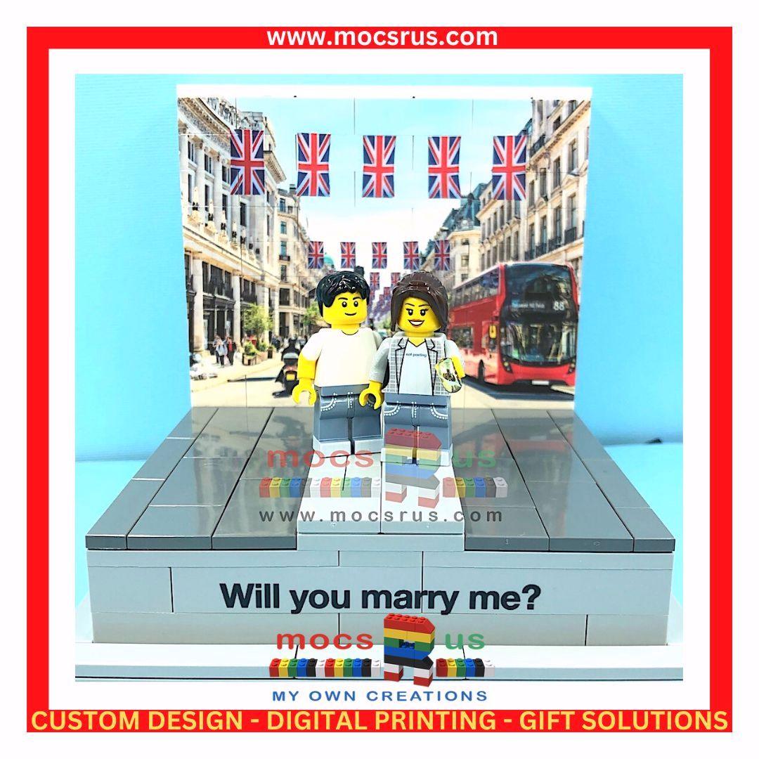Custom personalized lego minifigures for couples mocsrus