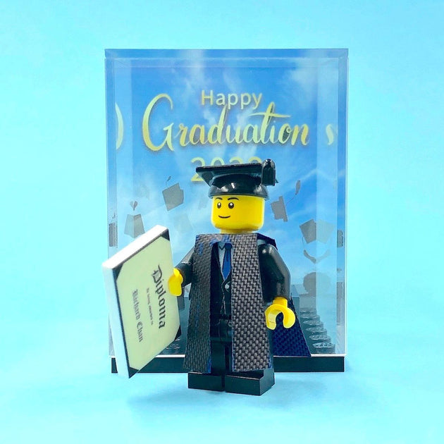 Graduation Miniature Custom Lego Graduate Minifigures | mocsRus