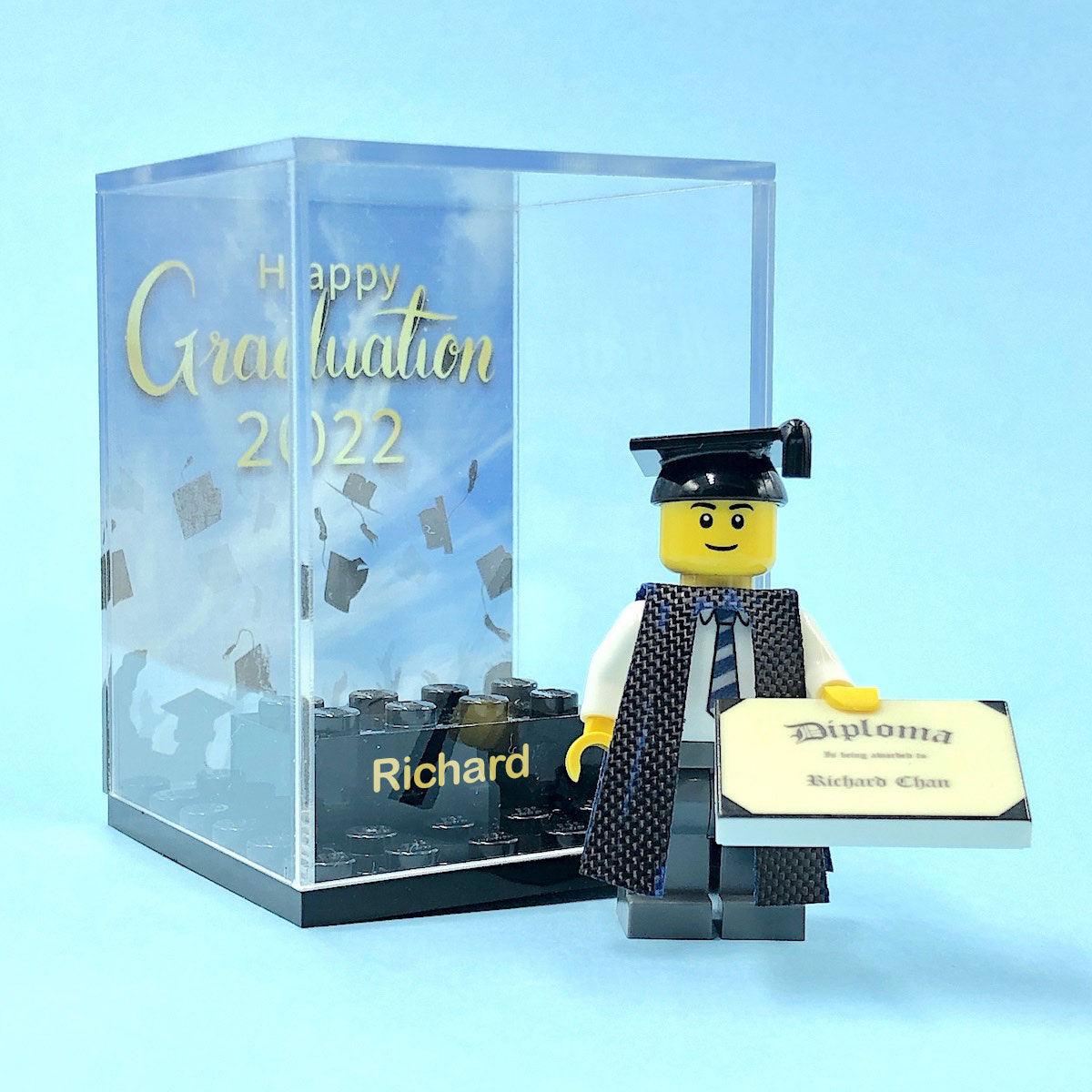 Graduation Miniature Custom Lego Graduate Minifigures | mocsRus